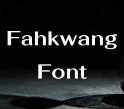 Fahkwang Font Free Download