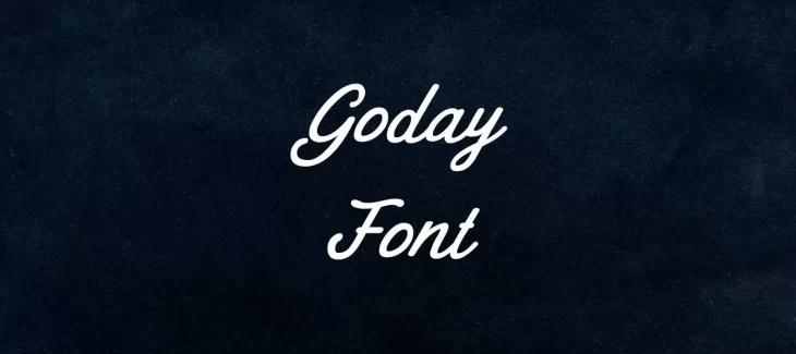 Goday Font Free Download