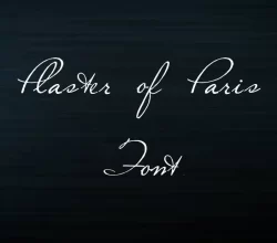 Plaster of Paris Font Free Download