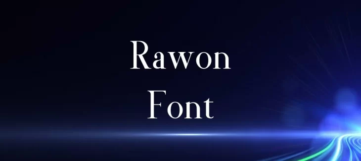 Rawon Font Free Download