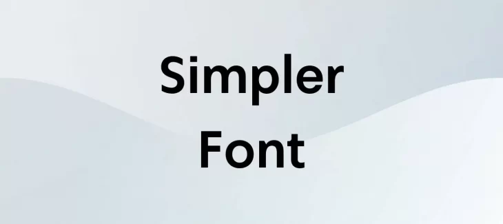 Simpler Font Free Download