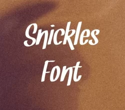 Snickles Font Free Download