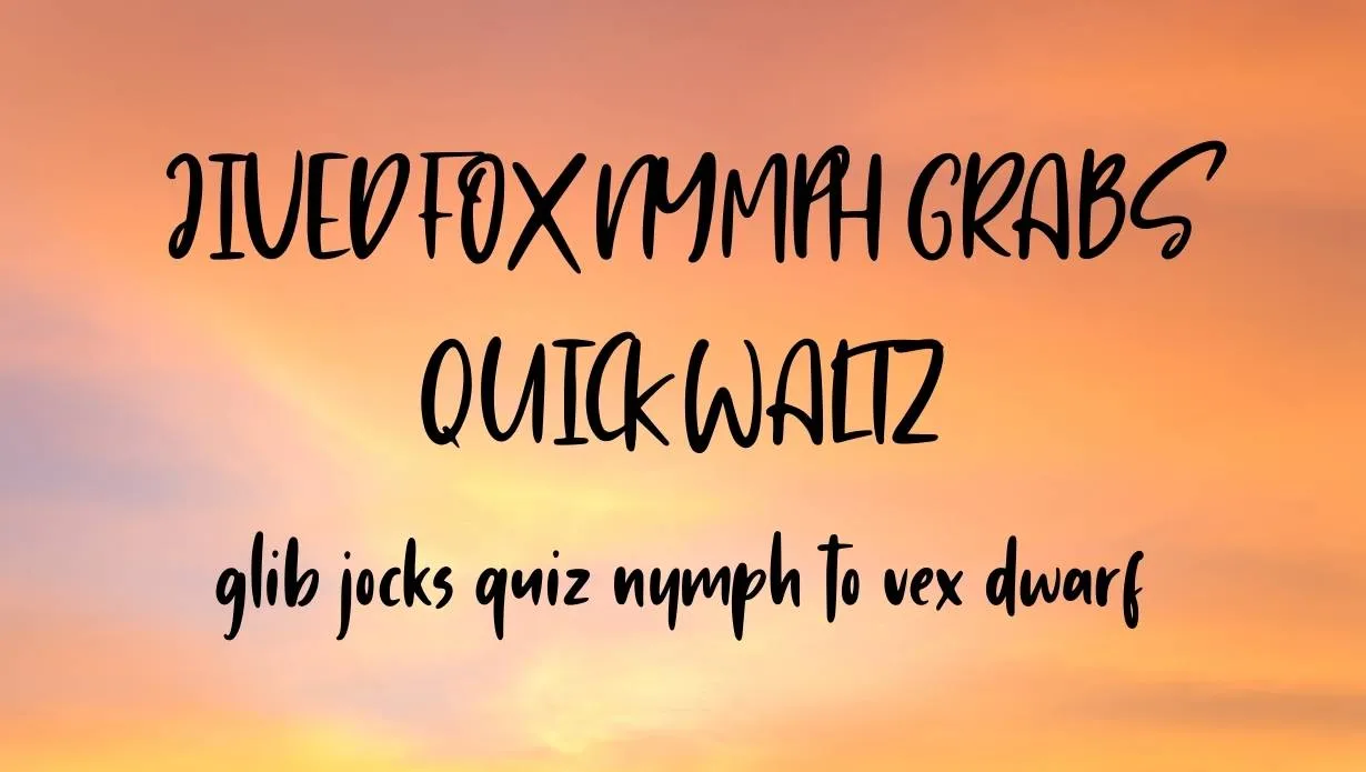 Sunday Vibes Font Family Appearance