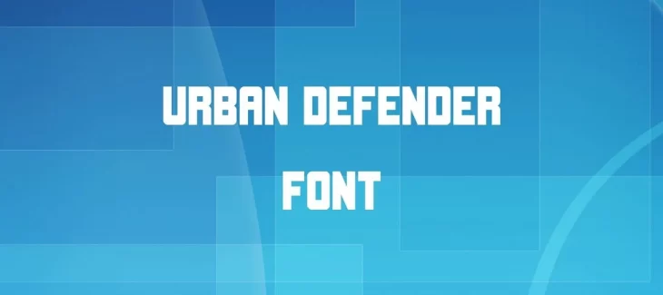 Urban Defender Font Free Download