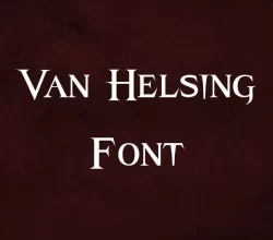 Van Helsing Font Free Download