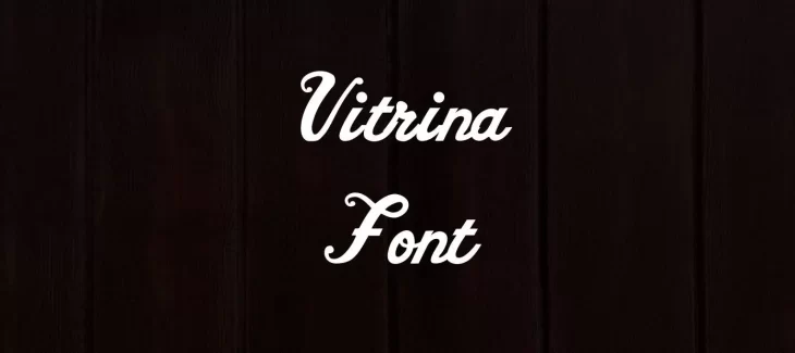 Vitrina Font Free Download