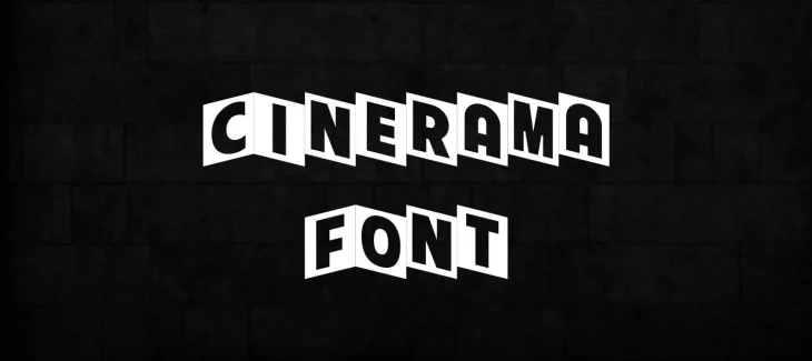 Cinerama Font Free Download