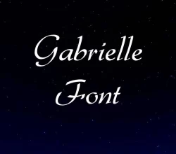 Gabrielle Font Free Download