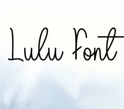 Lulu Font Free Download