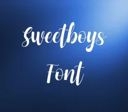 SweetBoys Font Free Download