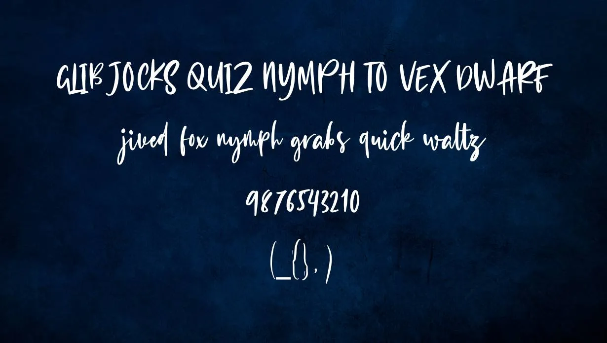Cloudy Night Font