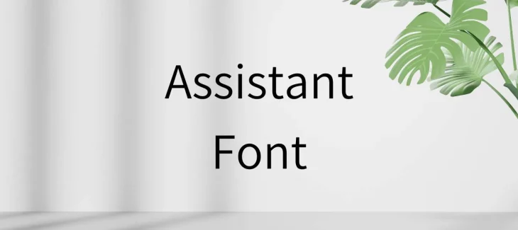 Assistant Font Free Download