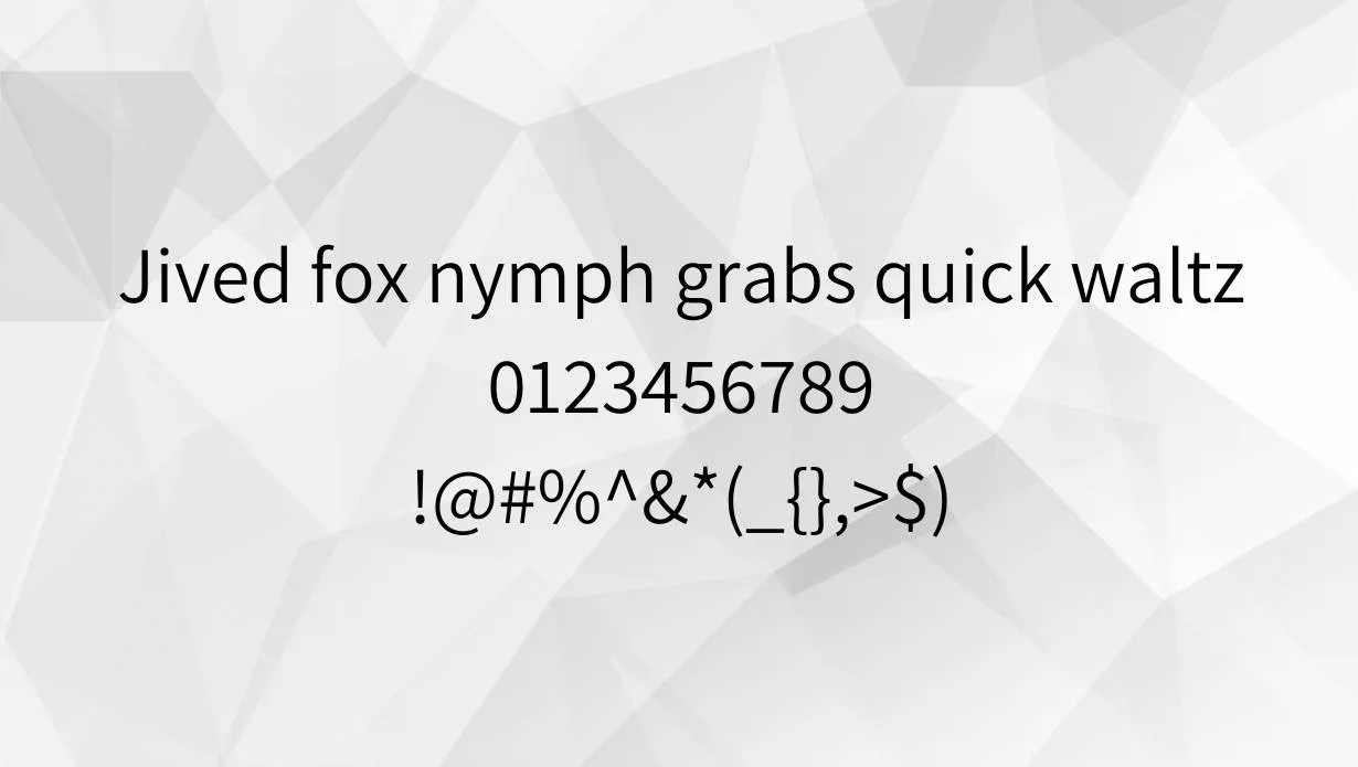 Assistant Font Family Appearance
