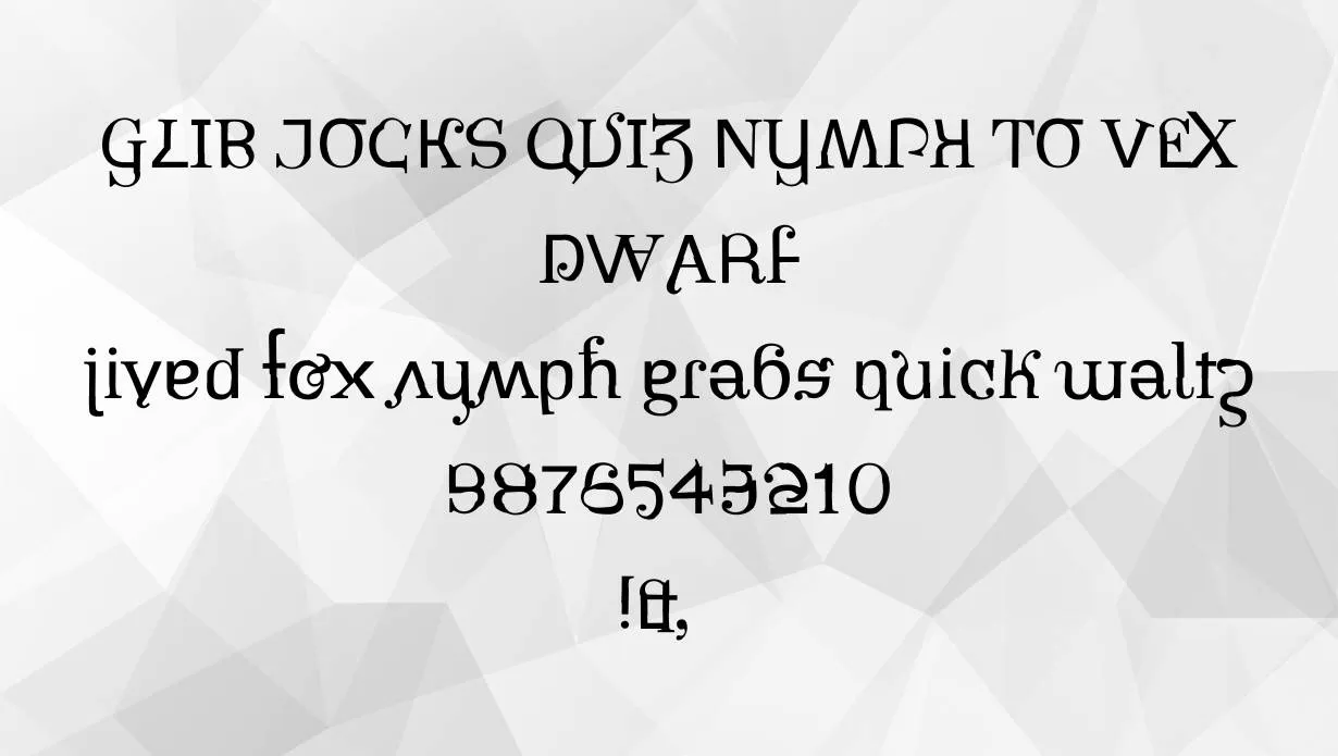 Pirate Font Family Appearance