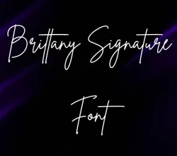 Brittany Signature Font Free Download