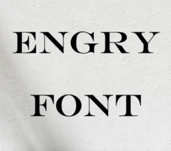 Engry Font Free Download