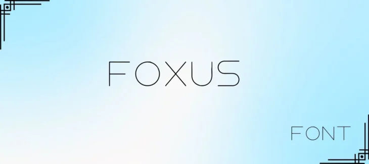 Foxus Font Free Download