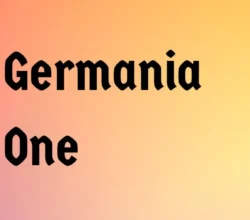 Germania One Font Free Download