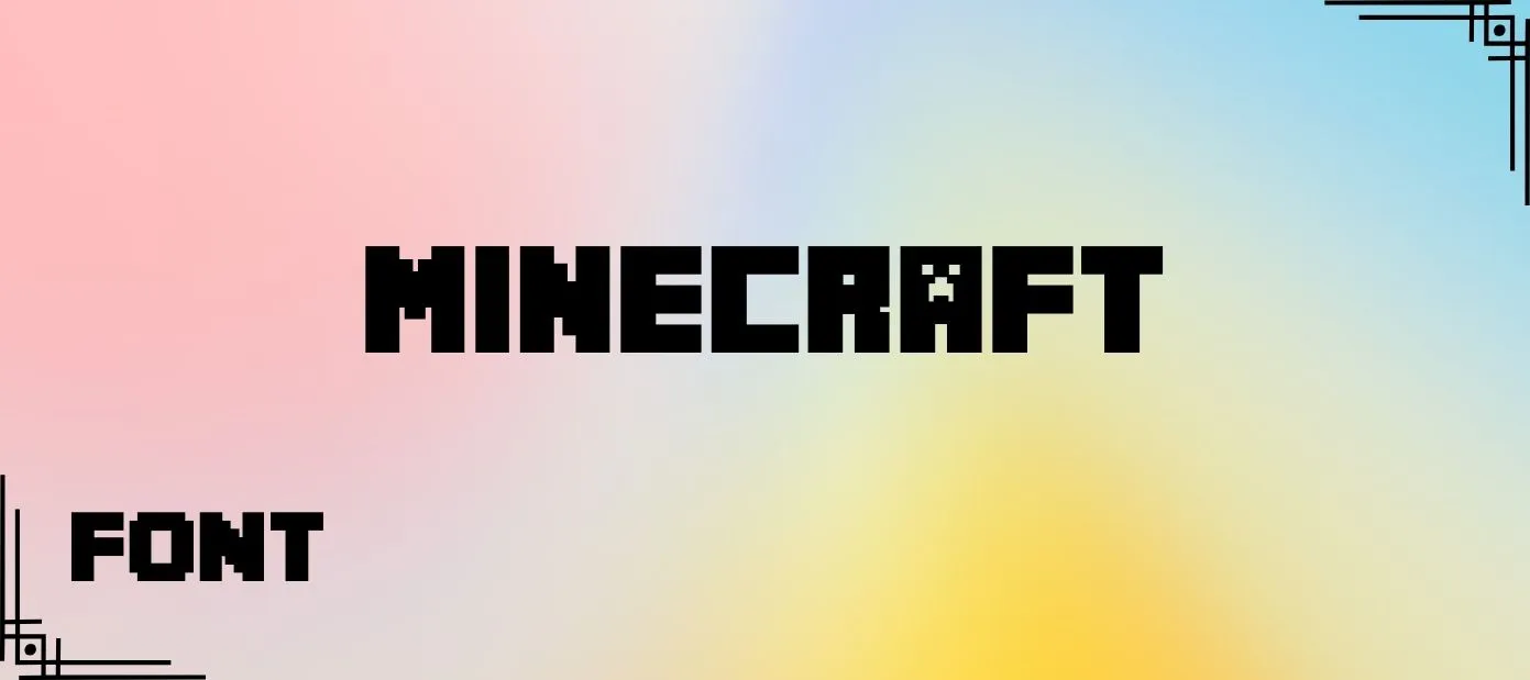 Minecraft Font Download - Fonts4Free