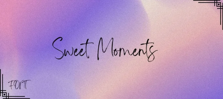 Sweet Moments Font Free Download