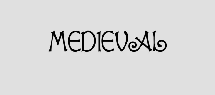 Medieval Font Free Download 