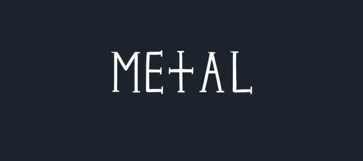 Metal Font Free Download