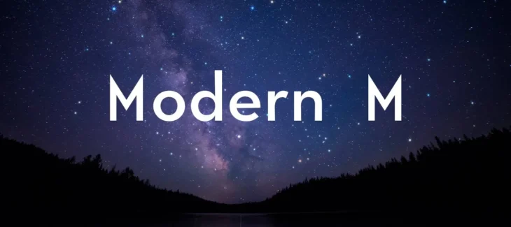 Modern M Font Free Download