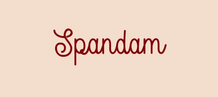 Spandam Font Free Download 
