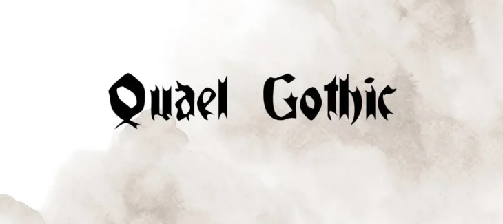 Quael Gothic Font Free Download