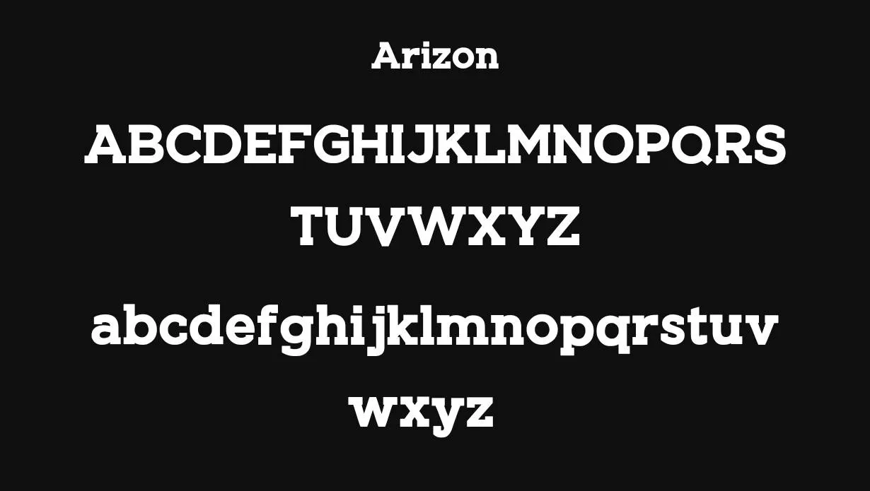 Arizon Font