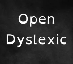 Open Dyslexic Font Free Download